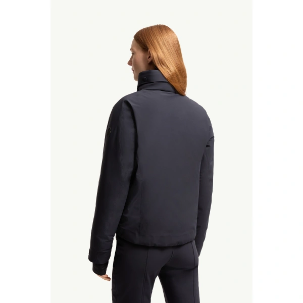 Moncler Danses Insulated Ski Jacket in Navy Blue, view 5 | Women's Ski Jackets | Coveti