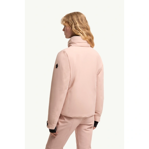 Moncler Danses Insulated Ski Jacket in Pink, view 5 | Women's Ski Jackets | Coveti