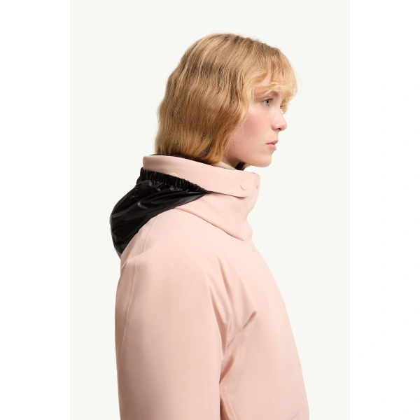Moncler Danses Insulated Ski Jacket in Pink, view 6 | Women's Ski Jackets | Coveti