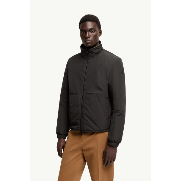 Moncler Delviane Reversible Diamond-Quilted Down Jacket in Black, view 6 | Men's Jackets | Coveti