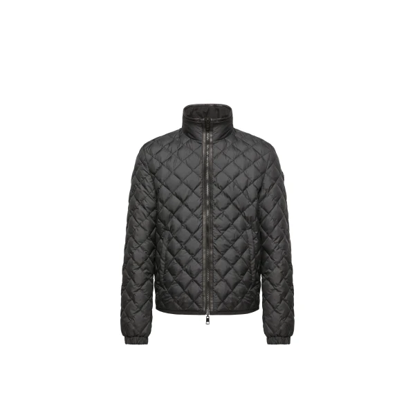 Moncler Delviane Reversible Diamond-Quilted Down Jacket in Black | Men's Jackets | Coveti