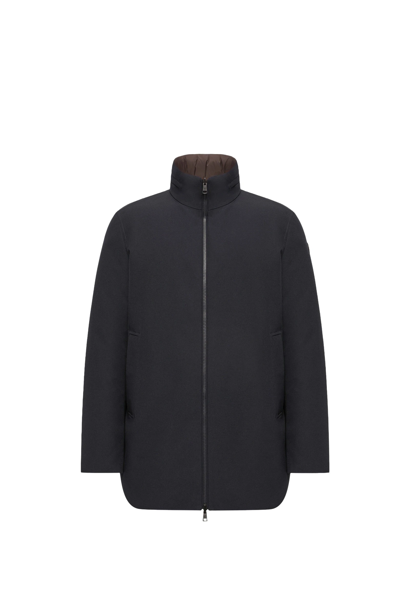 Moncler Didessa Hodded Short Parka Jacket in Navy Blue Moncler Didessa Hodded Short Parka Jacket in Navy Blue | Men's Coats | Coveti