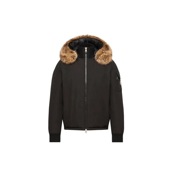 Drelisca Hooded Down Parka Jacket in Black