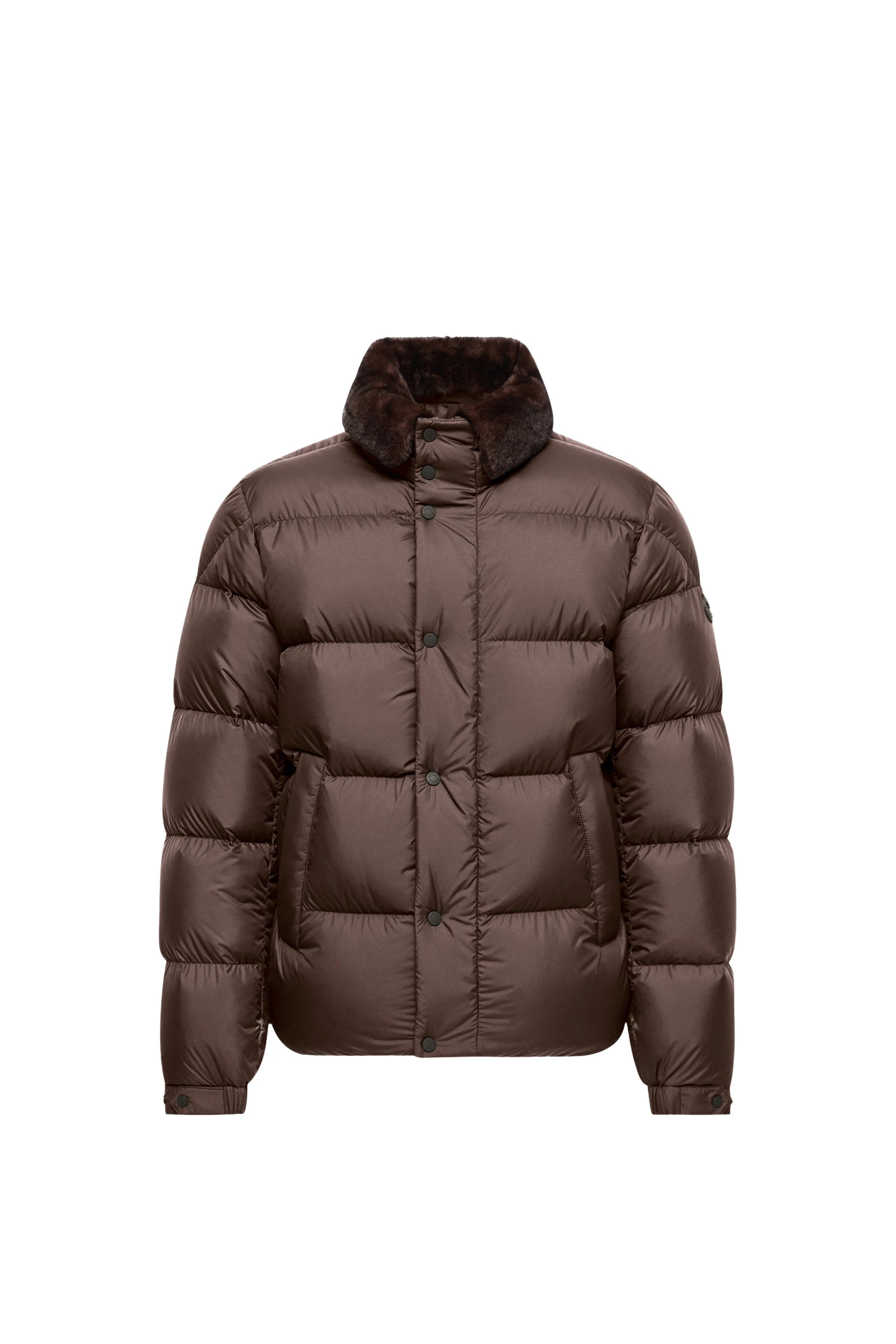 Moncler Drisfall Short Down Jacket in Brown Moncler Drisfall Short Down Jacket in Brown | Men's Jackets | Coveti