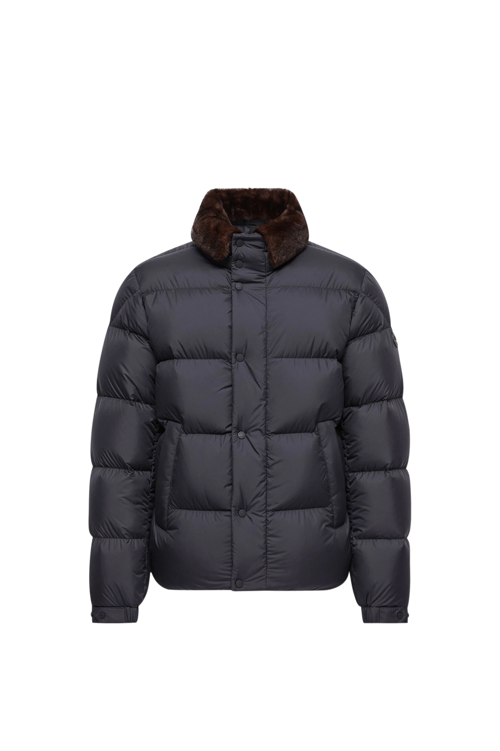 Moncler Drisfall Short Down Jacket in Dark Blue Moncler Drisfall Short Down Jacket in Dark Blue | Men's Jackets | Coveti