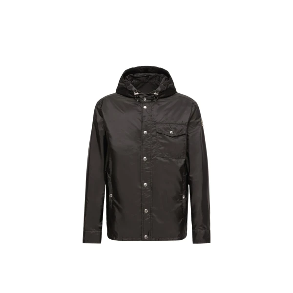 Moncler Duvainne Hooded Jacket in Black | Men's Jackets | Coveti