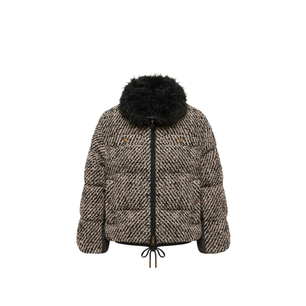 Dynamique Boucle Short Down Jacket in Dark Gray