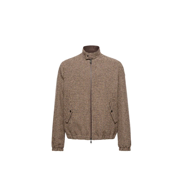 Ebrodel Reversible Down Shirt Jacket in Brown