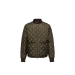 Moncler Eclal Short Down Jacket in Olive Green | Men's Jackets | Coveti