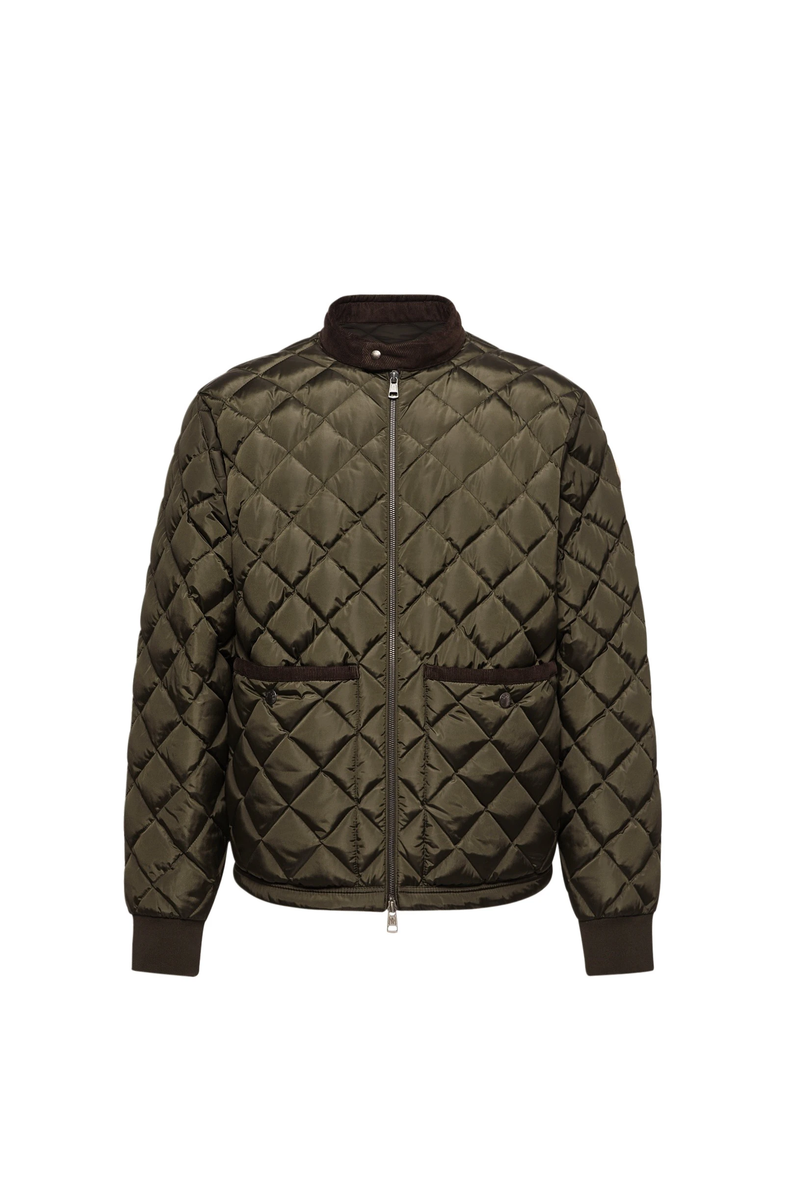 Moncler Eclal Short Down Jacket in Olive Green Moncler Eclal Short Down Jacket in Olive Green | Men's Jackets | Coveti