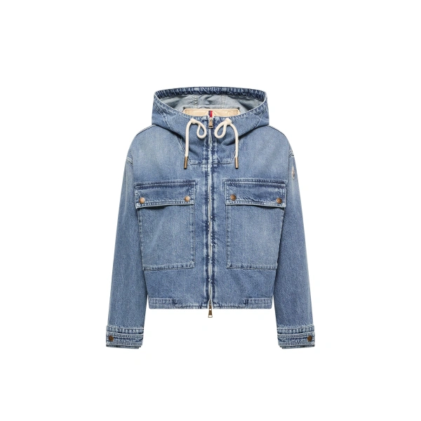 Ecrevisse 3-in-1 Denim Down Jacket in Light Blue