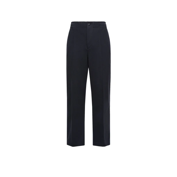 Embossed Logo Track Pants in Navy Blue