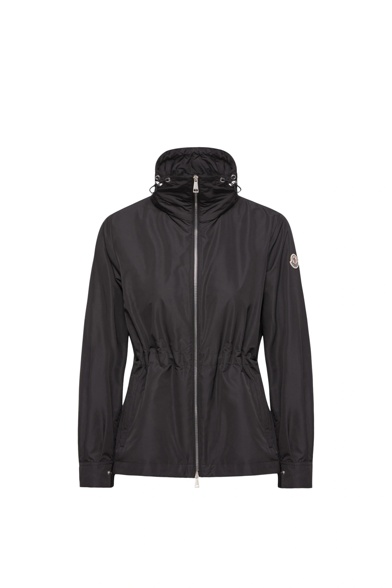 Moncler Enette Hooded Short Parka Jacket in Black Moncler Enette Hooded Short Parka Jacket in Black | Women's Jackets | Coveti