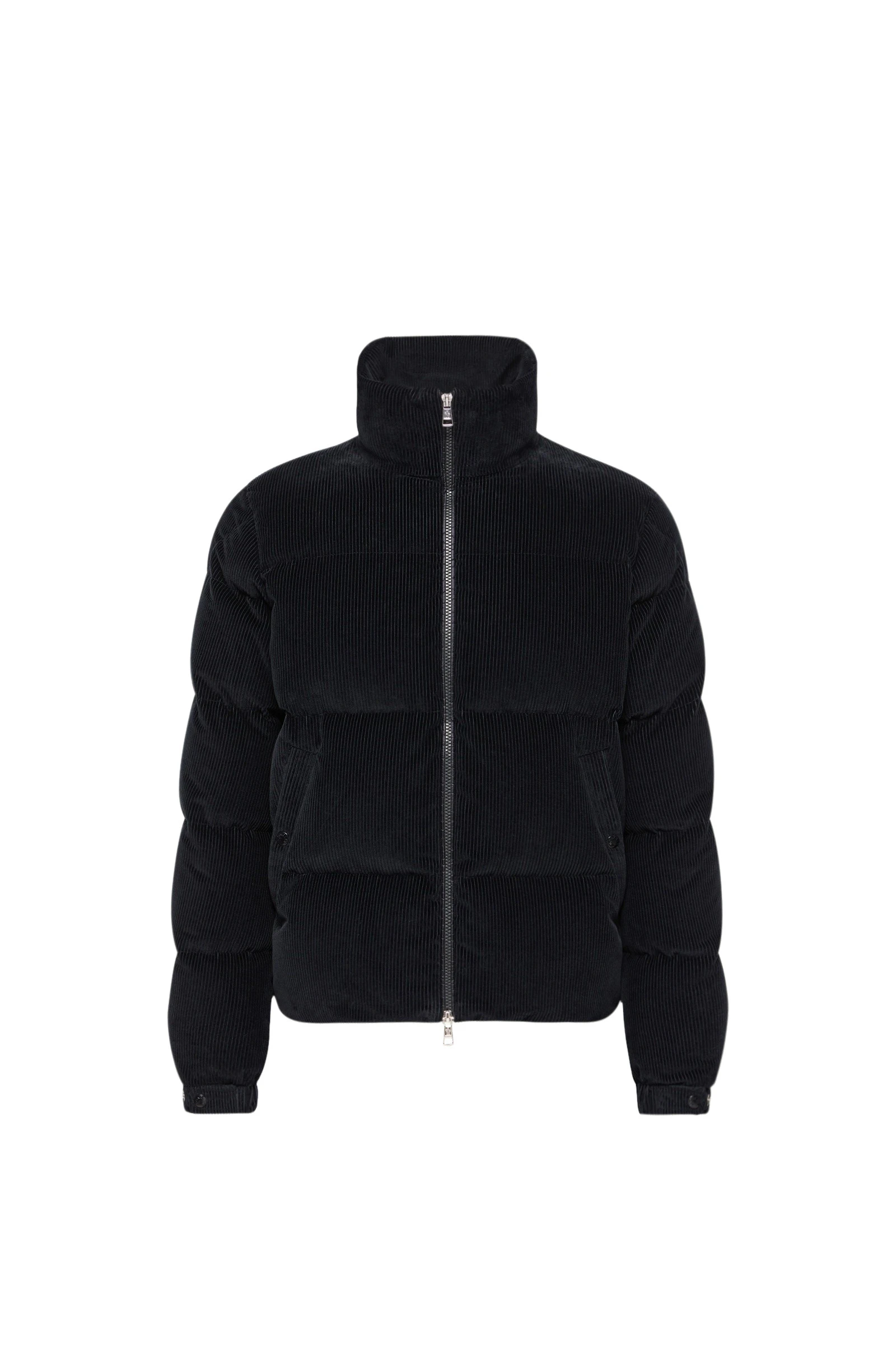 Moncler Esparron Corduroy Short Down Jacket in Dark Blue Moncler Esparron Corduroy Short Down Jacket in Dark Blue | Men's Jackets | Coveti