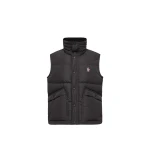 Moncler Evans Down Gilet in Black | Men's Jackets | Coveti