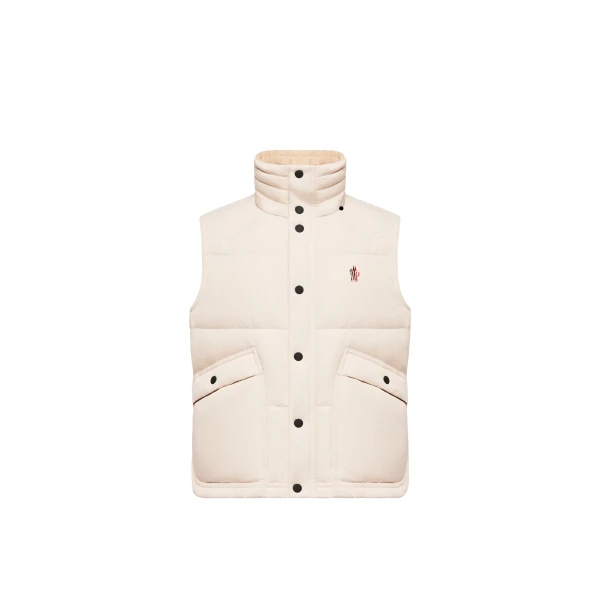 Evans Down Gilet in Light Beige