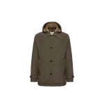 Moncler Evrine Hooded Down Parka in Olive Green | Men's Jackets | Coveti