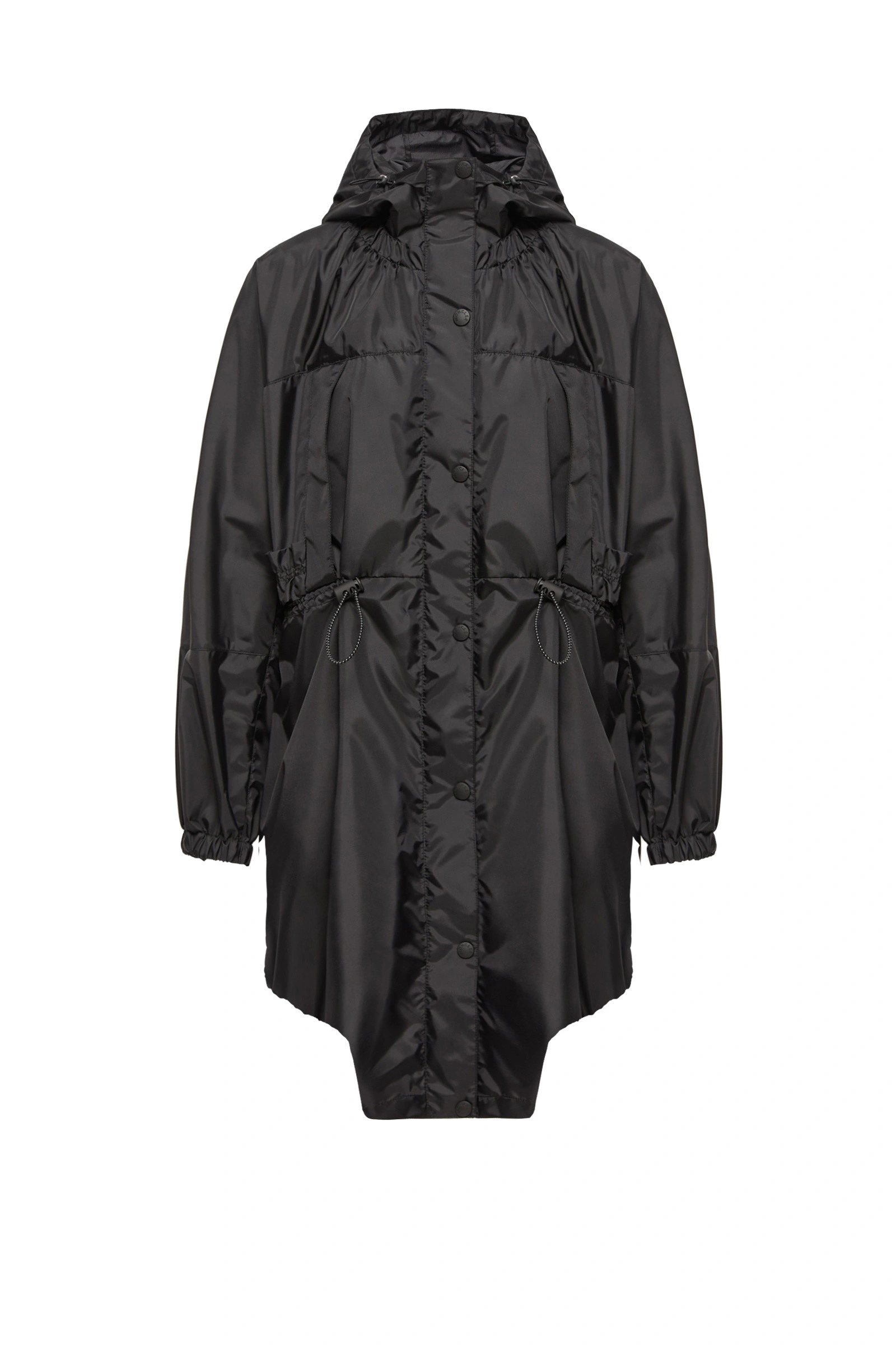 Moncler Expression Canvas Long Parka in Black Moncler Expression Canvas Long Parka in Black | Women's Puffer and Down Coats | Coveti