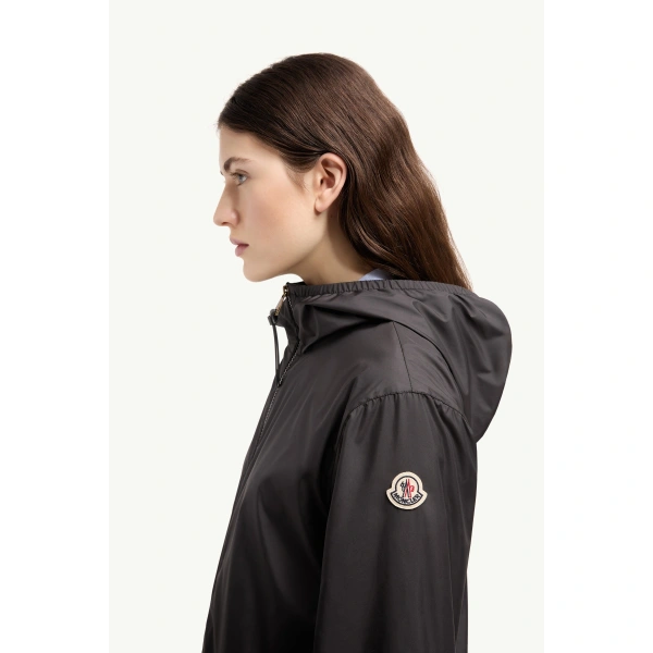 Moncler Fegeos Hooded Jacket in Black, view 3 | Women's Jackets | Coveti