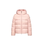 Moncler Feligule Hooded Short Down Jacket in Pink Moncler Feligule Hooded Short Down Jacket in Pink | Women's Puffer Jackets | Coveti