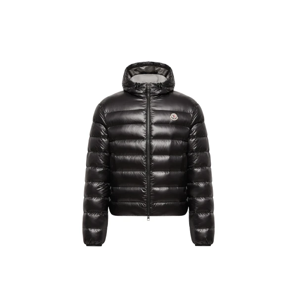 Moncler Forzo Hooded Packable Short Down Jacket in Black | Men's Jackets | Coveti