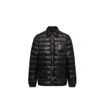 Moncler Fouine Down Shirt Jacket in Black | Women's Puffer Jackets | Coveti