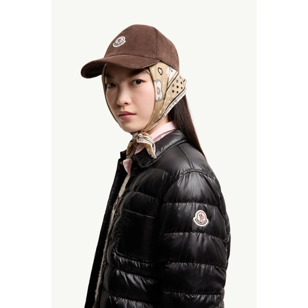 Moncler Fouine Down Shirt Jacket in Black, view 3 | Women's Puffer Jackets | Coveti
