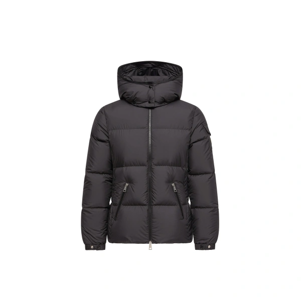 Fourmines Hooded Short Down Jacket in Black