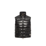 Moncler Frelon Down Gilet in Black | Women's Vests and Gilets | Coveti