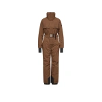 Moncler Fringe-Trimmed Ski Suit in Brown | Women's Ski Suits | Coveti