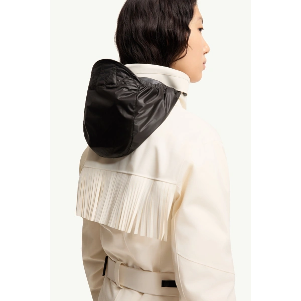 Moncler Fringe-Trimmed Ski Suit in White, view 6 | Women's Ski Suits | Coveti