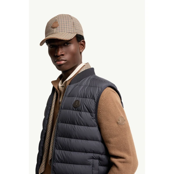Moncler Froissel Down Gilet in Dark Blue, view 3 | Men's Jackets | Coveti