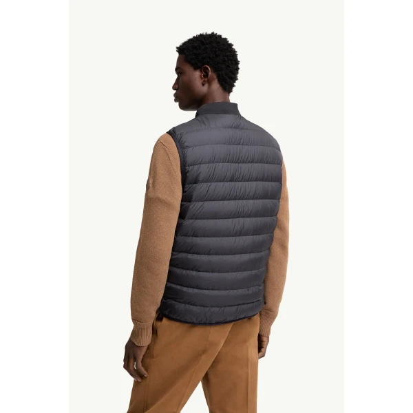 Moncler Froissel Down Gilet in Dark Blue, view 5 | Men's Jackets | Coveti