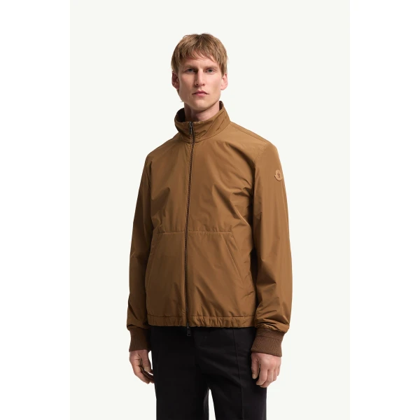 Moncler Frothive Reversible Wool Jacket in Beige & Brown, view 6 | Men's Jackets | Coveti