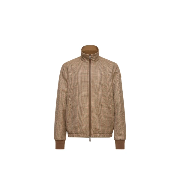 Moncler Frothive Reversible Wool Jacket in Beige & Brown | Men's Jackets | Coveti