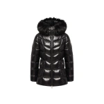 Moncler Fulmar Hooded Short Down Jacket in Black | Women's Puffer Jackets | Coveti
