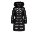 Moncler Fulmarusse Hooded Down Jacket in Black | Women's Puffer and Down Coats | Coveti