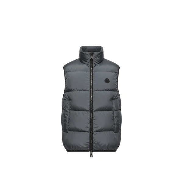 Moncler Gabas Down Gilet in Gray | Men's Jackets | Coveti