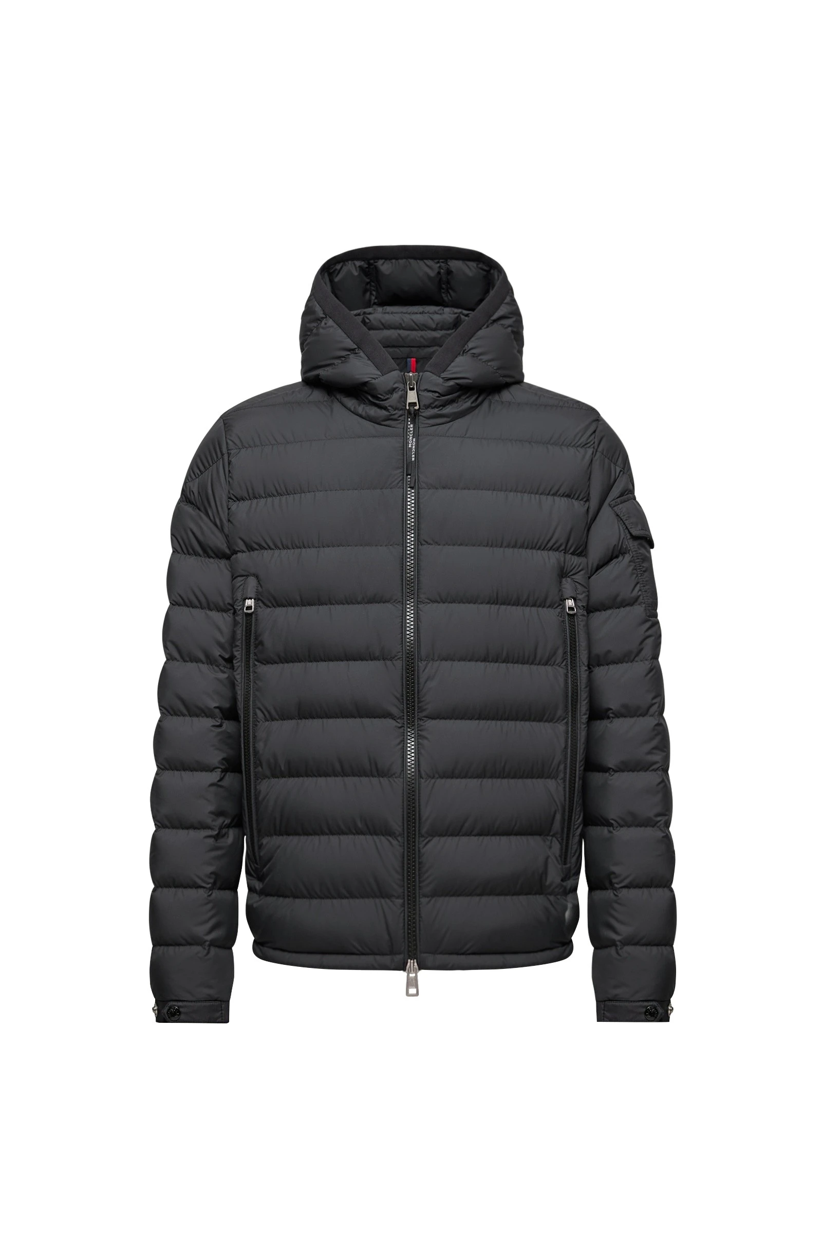Moncler Galion Hooded Short Down Jacket in Black Moncler Galion Hooded Short Down Jacket in Black | Men's Jackets | Coveti