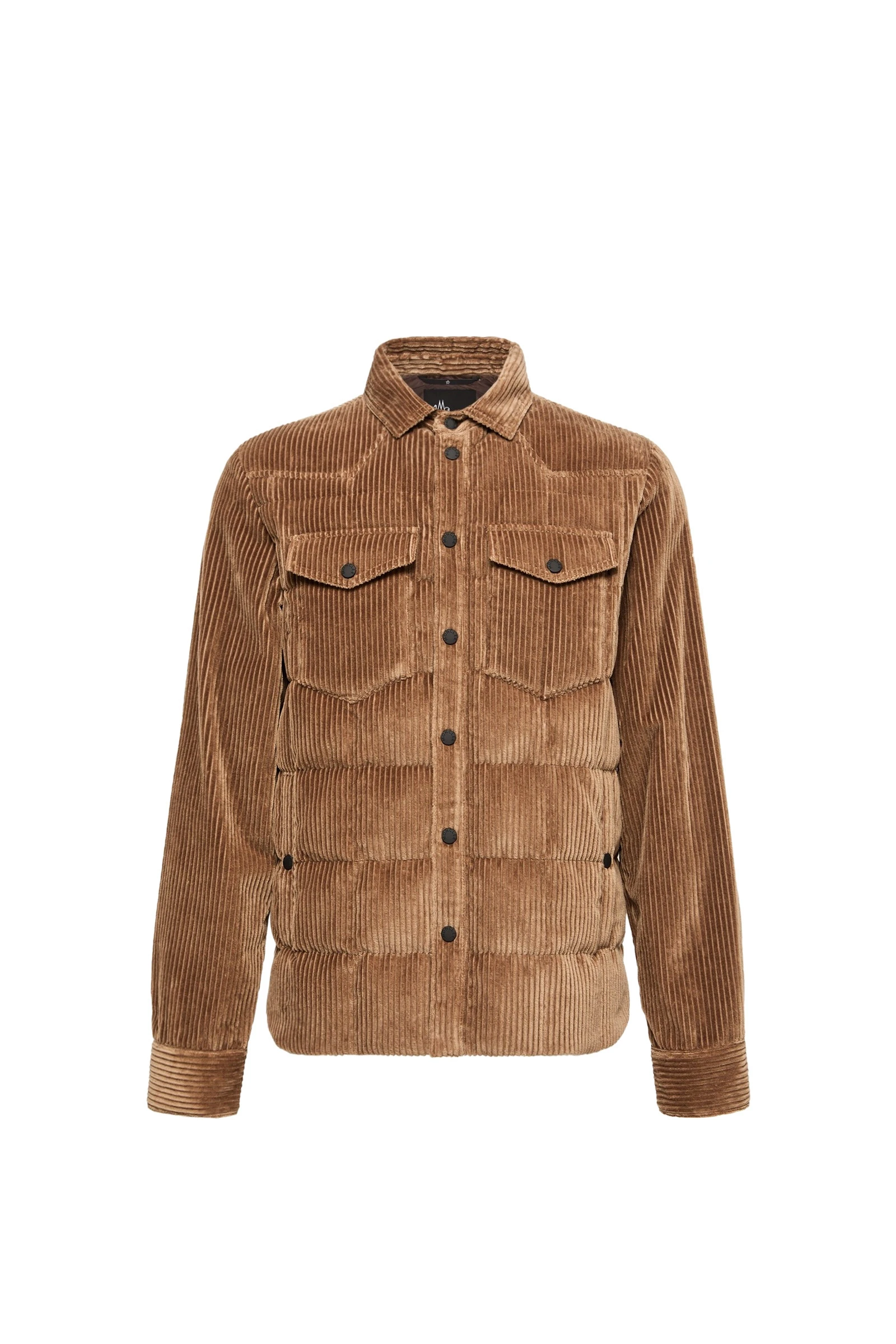 Moncler Gelt Corduroy Down Shirt Jacket in Light Brown Moncler Gelt Corduroy Down Shirt Jacket in Light Brown | Men's Jackets | Coveti