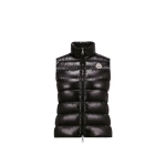 Moncler Ghany Down Gilet in Black | Women's Vests and Gilets | Coveti