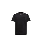 Moncler Grenoble Logo Cotton T-Shirt in Black | Men's T-shirts | Coveti