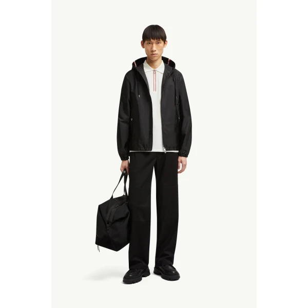 Moncler Grimpeurs Hooded Jacket in Black, view 2 | Men's Jackets | Coveti