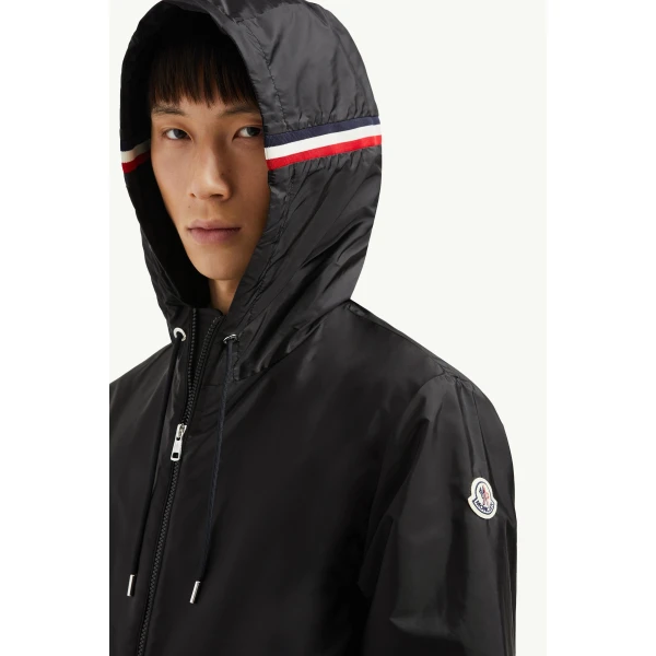 Moncler Grimpeurs Hooded Jacket in Black, view 3 | Men's Jackets | Coveti
