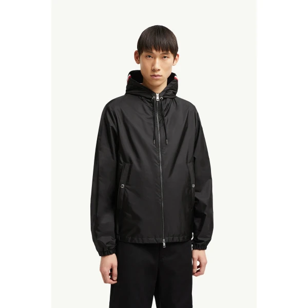 Moncler Grimpeurs Hooded Jacket in Black, view 4 | Men's Jackets | Coveti