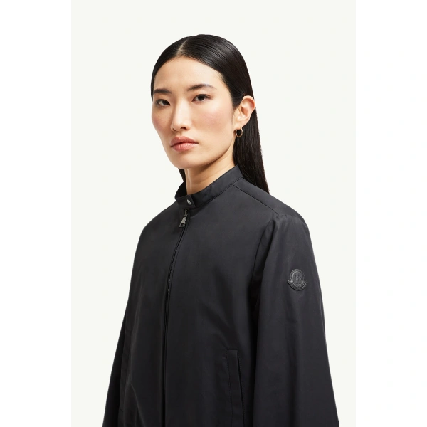 Moncler Gruissan Jacket in Black, view 3 | Women's Bomber Jackets | Coveti