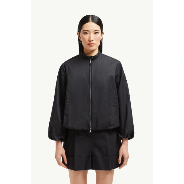 Moncler Gruissan Jacket in Black, view 4 | Women's Bomber Jackets | Coveti