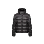 Moncler Guadiana Hooded Short Down Jacket in Black | Men's Jackets | Coveti
