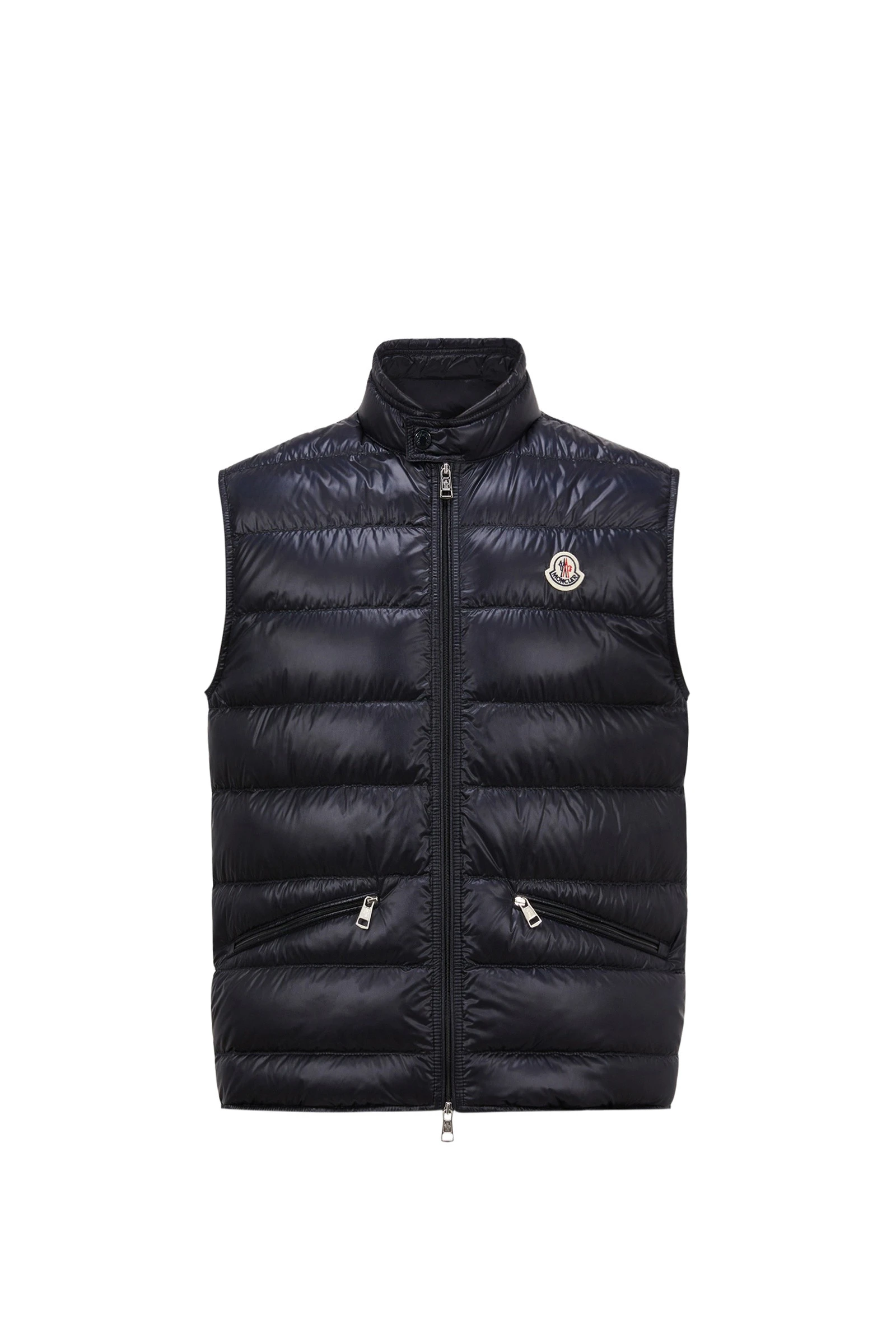 Moncler Gui Packable Down Gilet in Night Blue Moncler Gui Packable Down Gilet in Night Blue | Men's Jackets | Coveti