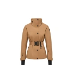 Moncler Hainets Insulated Ski Jacket in Camel Beige Moncler Hainets Insulated Ski Jacket in Camel Beige | Women's Ski Jackets | Coveti
